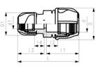 Kupplung reduziert d 40/25mm 158 400 156 - GF iJoint-Klemmverbinder