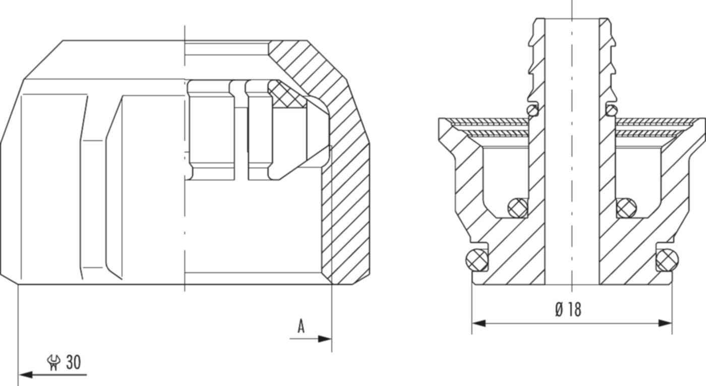 Klemmverschraubung MKV-K G 3/4"-20x2 mm Set à 2 Verschraubungen 2 862 2002 01 - Hummel Programm
