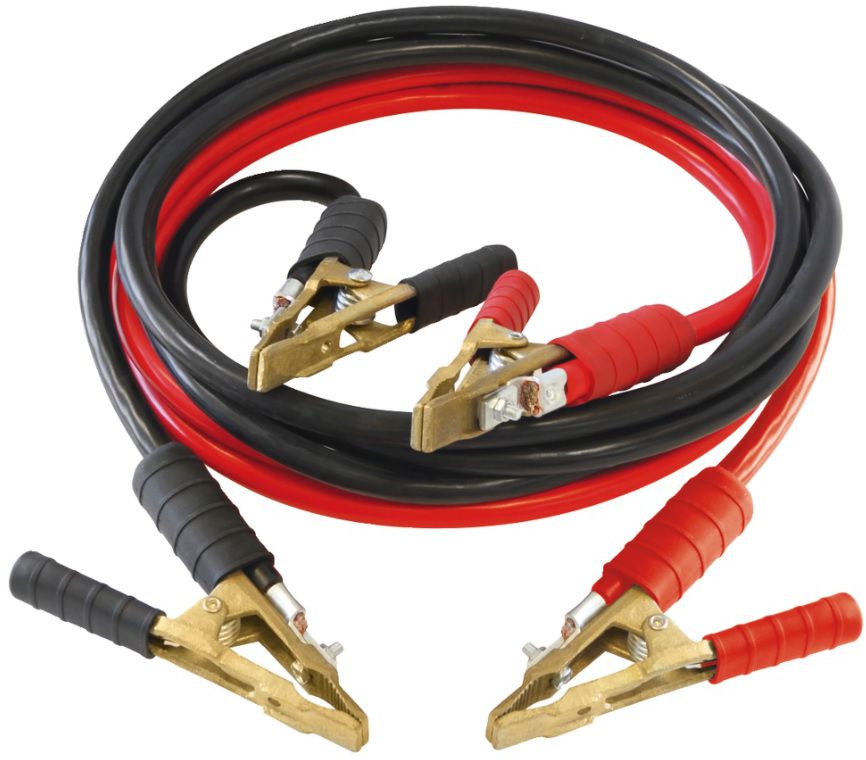 GYS Starthilfekabel 700 A Kabel 2x4,5 m, ø 35 mm2, Messingkl. nicht isoliert - Elektrozubehör