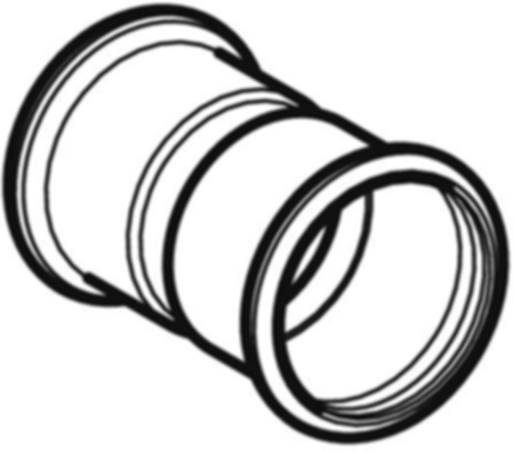 Muffe 35mm 34105 - Mapress-Gas-Formstücke