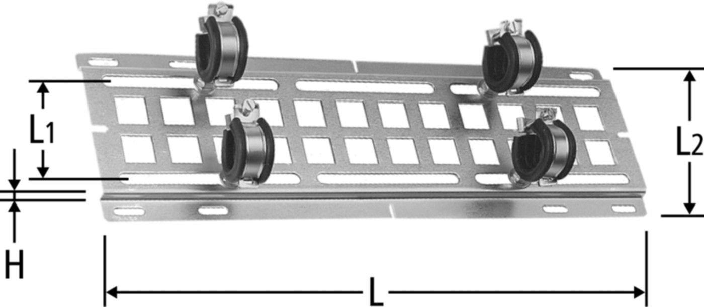 Halteplatten NUSSBAUM Optiflex