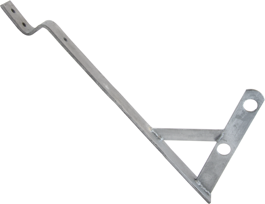 Schneefanghaken abgekröpft 1/2" 400 leichtes Mod. Art.668.004 - Verzinkte Spenglereihalbfabrikate