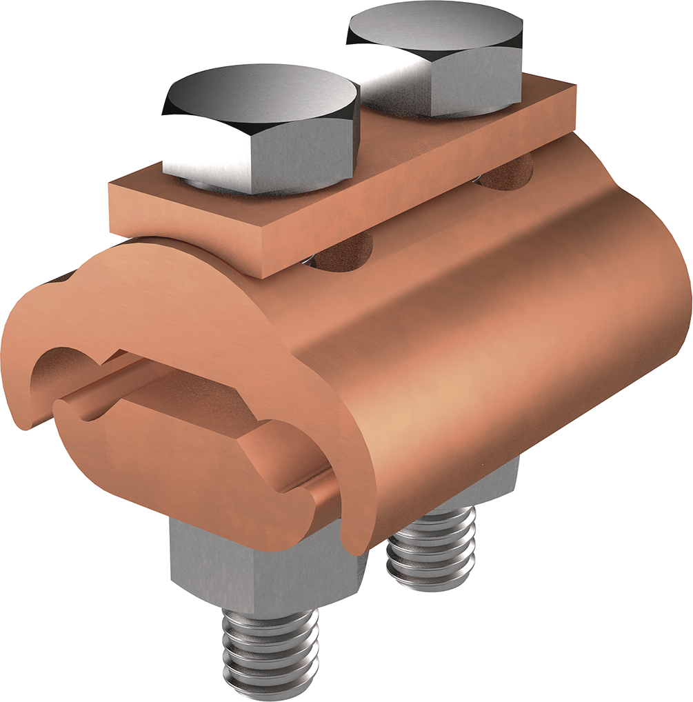 Bodendrahtklemme f/Erdl. Kupfer 6-8/50 AF 275.027.114 / AV 6 - AF Blitzschutzprogramm
