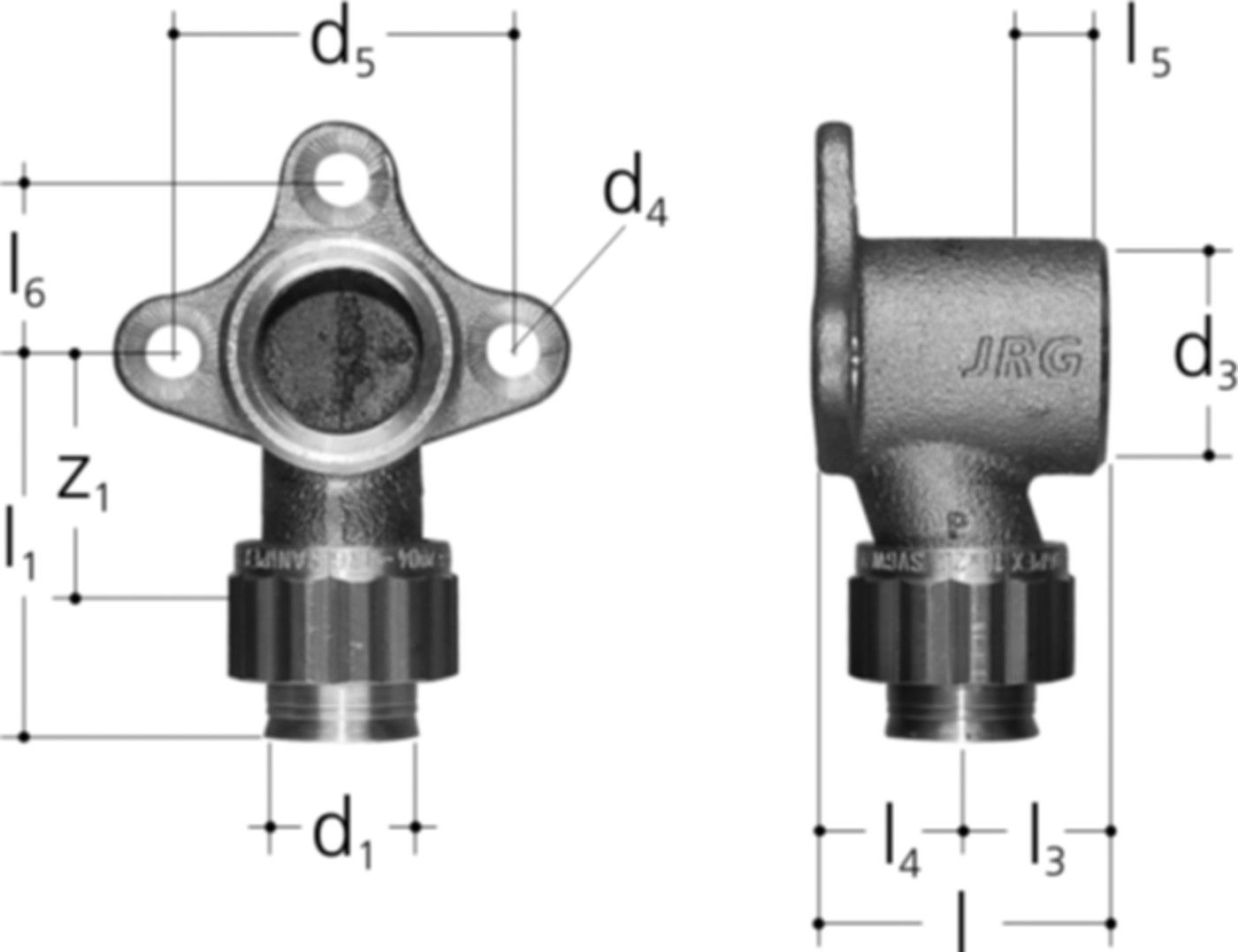Armaturenanschlüsse +GF+ JRG Sanipex