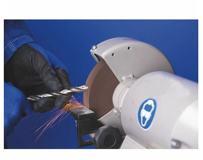 Schleifbockscheibe Edelkorund Weiss