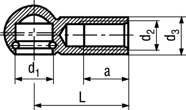 Kugelpfannen Form B St BN489 DIN71805B 16 - Bossard Schrauben