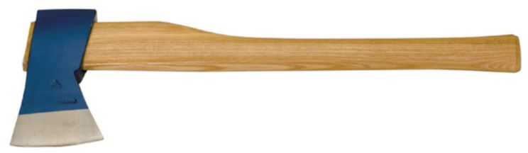 Zimmermanns-Handbeil, gehärtete Haube 1400g, L= 500mm, m. geradem Eschenstiel - Bauwerkzeuge