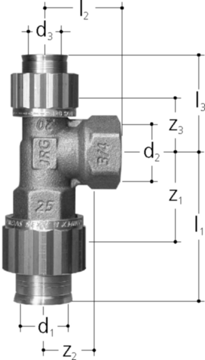 T-Stücke +GF+ JRG Sanipex