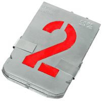 Zinkschablonen Zahlen 0-9, Schrifthöhe = 30mm - Auszeichnen