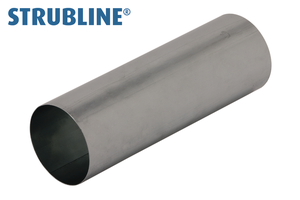 Ablaufrohre gef. a 3 M 75 mm 200 "Strubline" - Zink vorbew. Spenglereihalbfabrikate