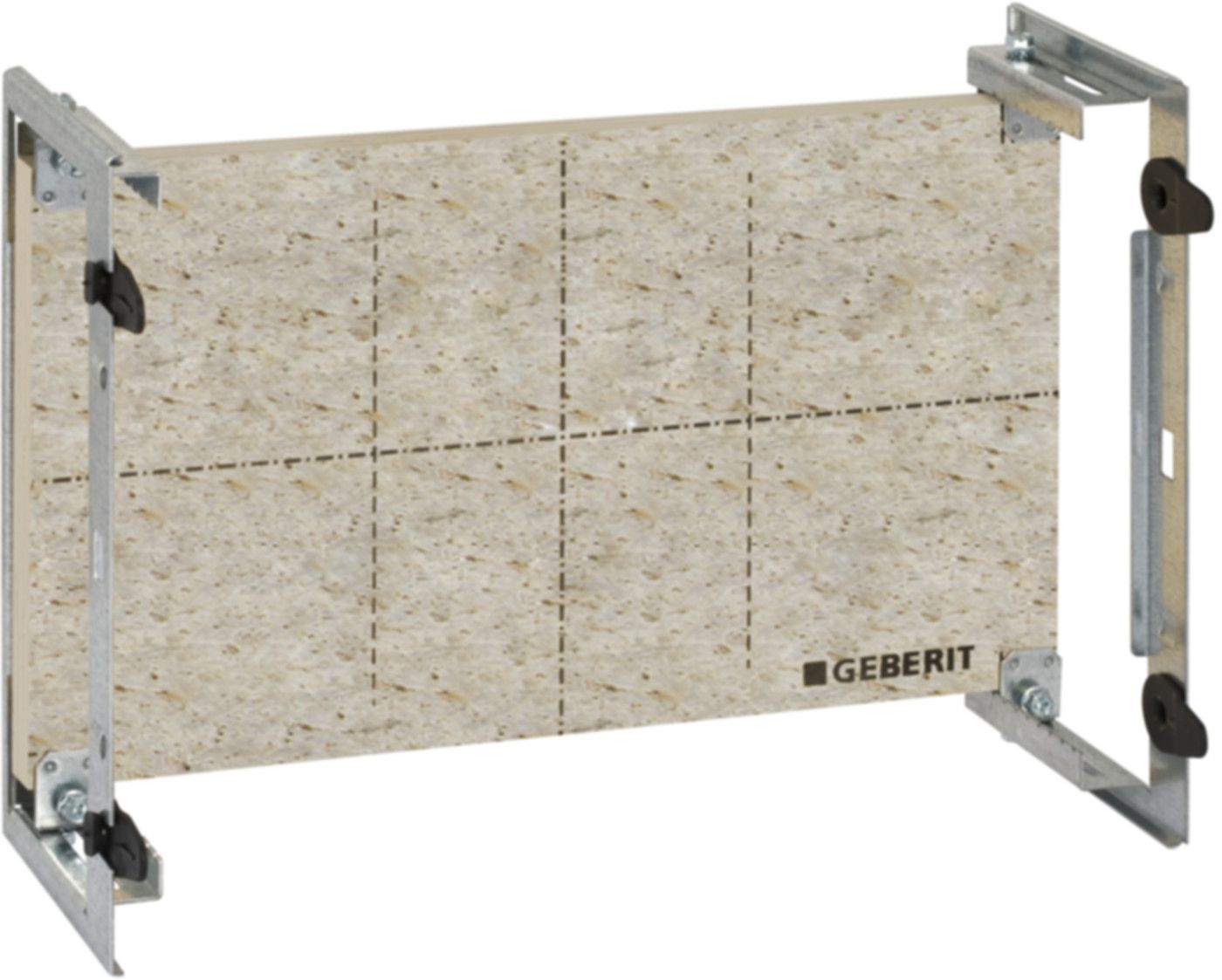 Unterputz Montageplatte universell 30.5 x 41.7 x 14.8cm, nicht brennbar 461.139.00.1 - Geberit-GIS