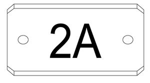 Auflagebleche schmale Ausführung 2A Ø 42.4 mm L 40 mm S235JR - INOXTECH-Handlauf-/Geländer-System