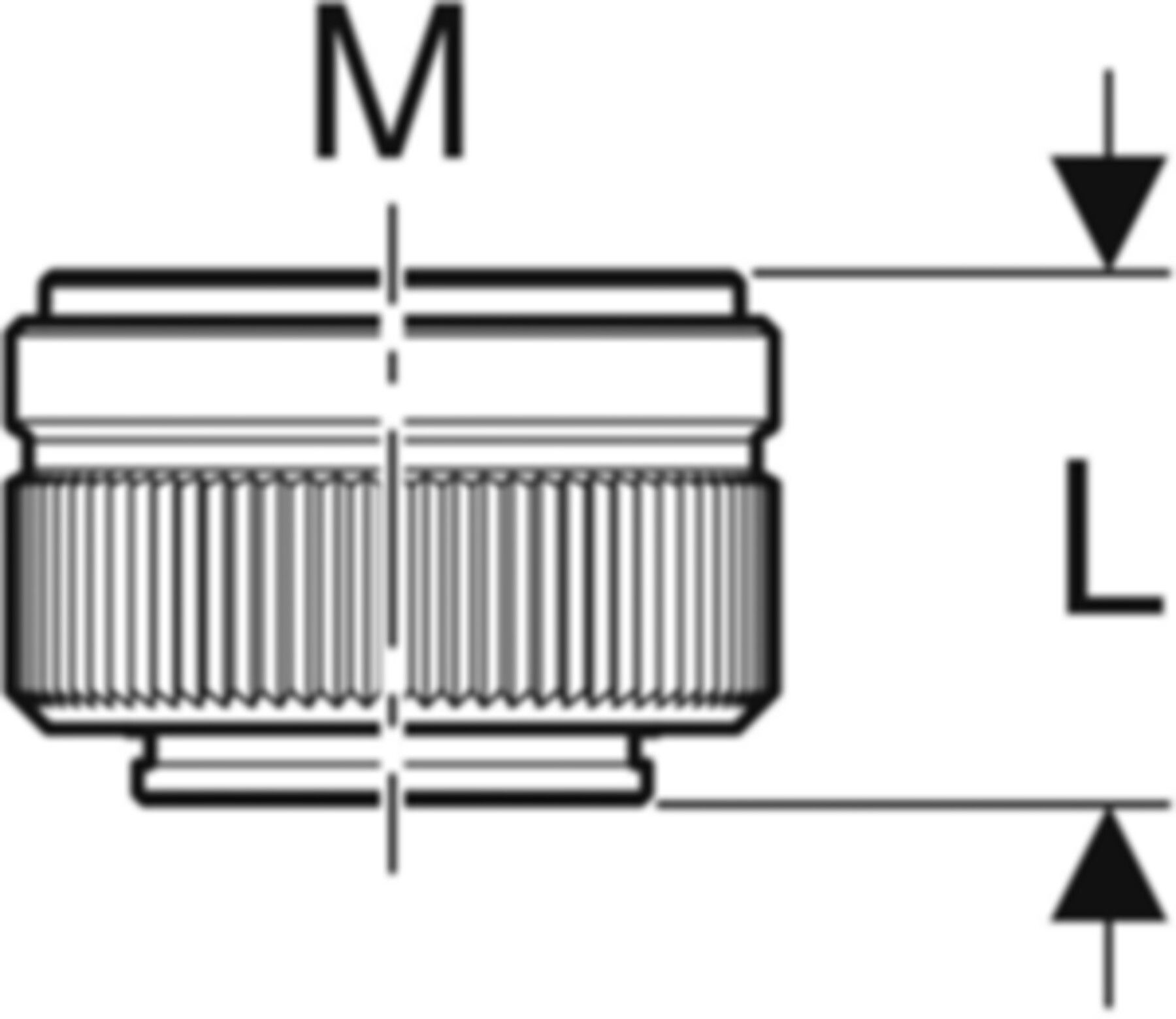 Kappe mit Schnellverschluss M25 652.483.00.1 - Geberit-Push Fit-Formstücke