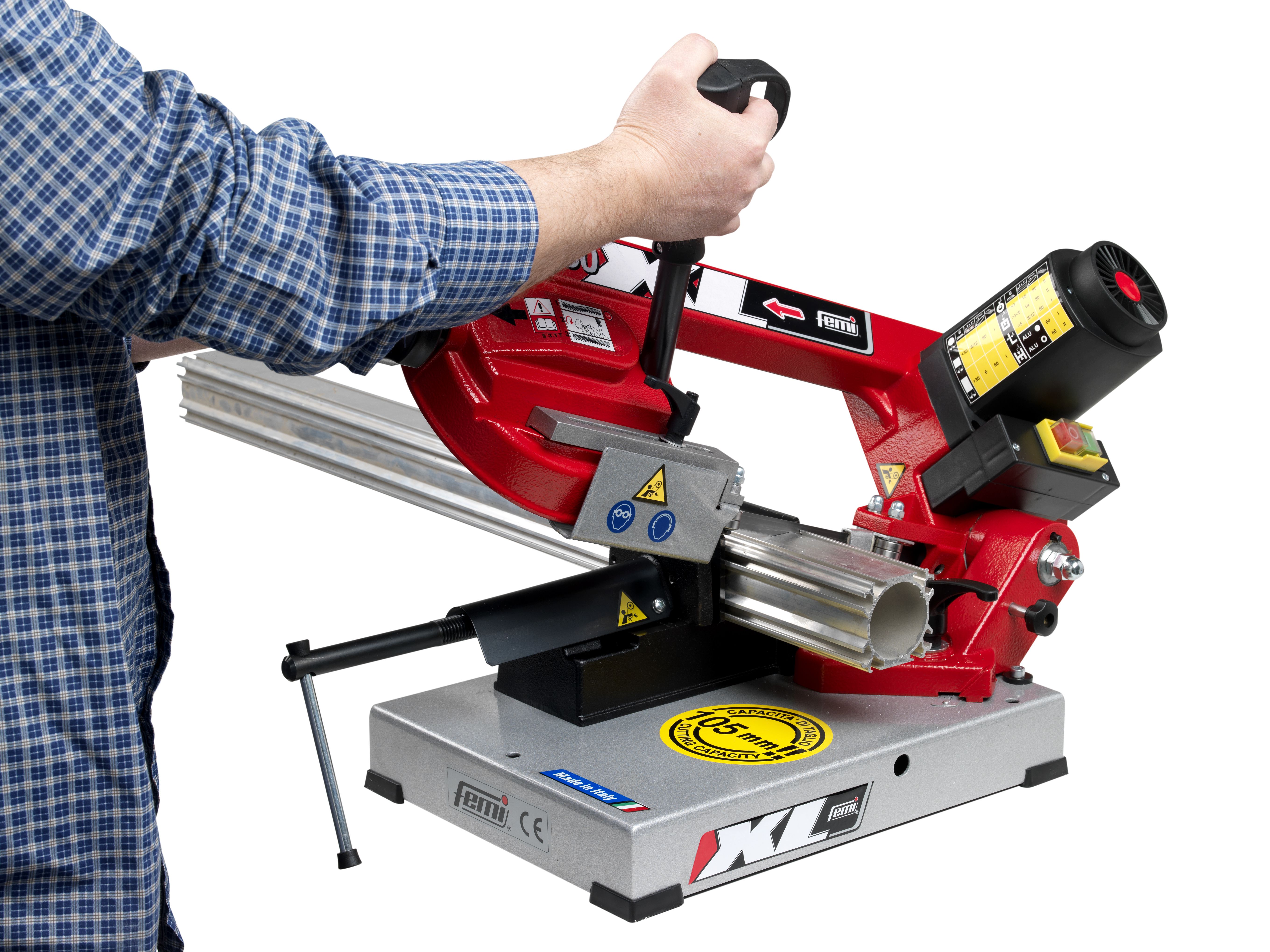 FEMI Bandsäge, für Trockenschnitt 780 XL, 850W, 230V, 2 Geschw. 60/80min¹ - Sägen