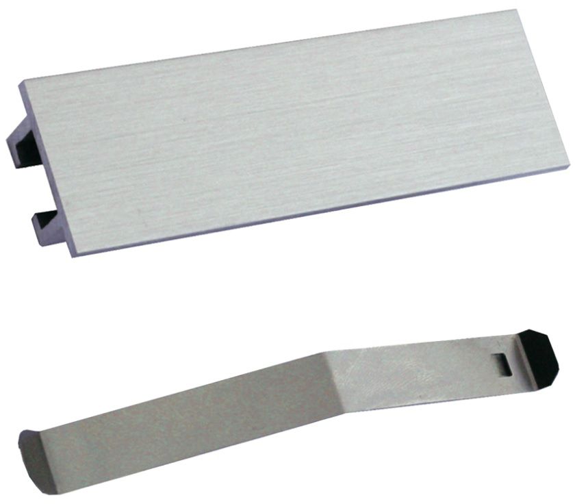 HUBER Namenschild alu SB ALU-Profil inkl Befestigungsfeder - Briefkasten Huber