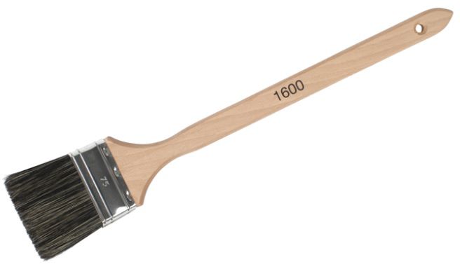 Dispersionspinsel 75mm, dicker Stiel wasserverd. Lacke, Lasuren, Dispersion, Wandfarben - Malerwerkzeuge