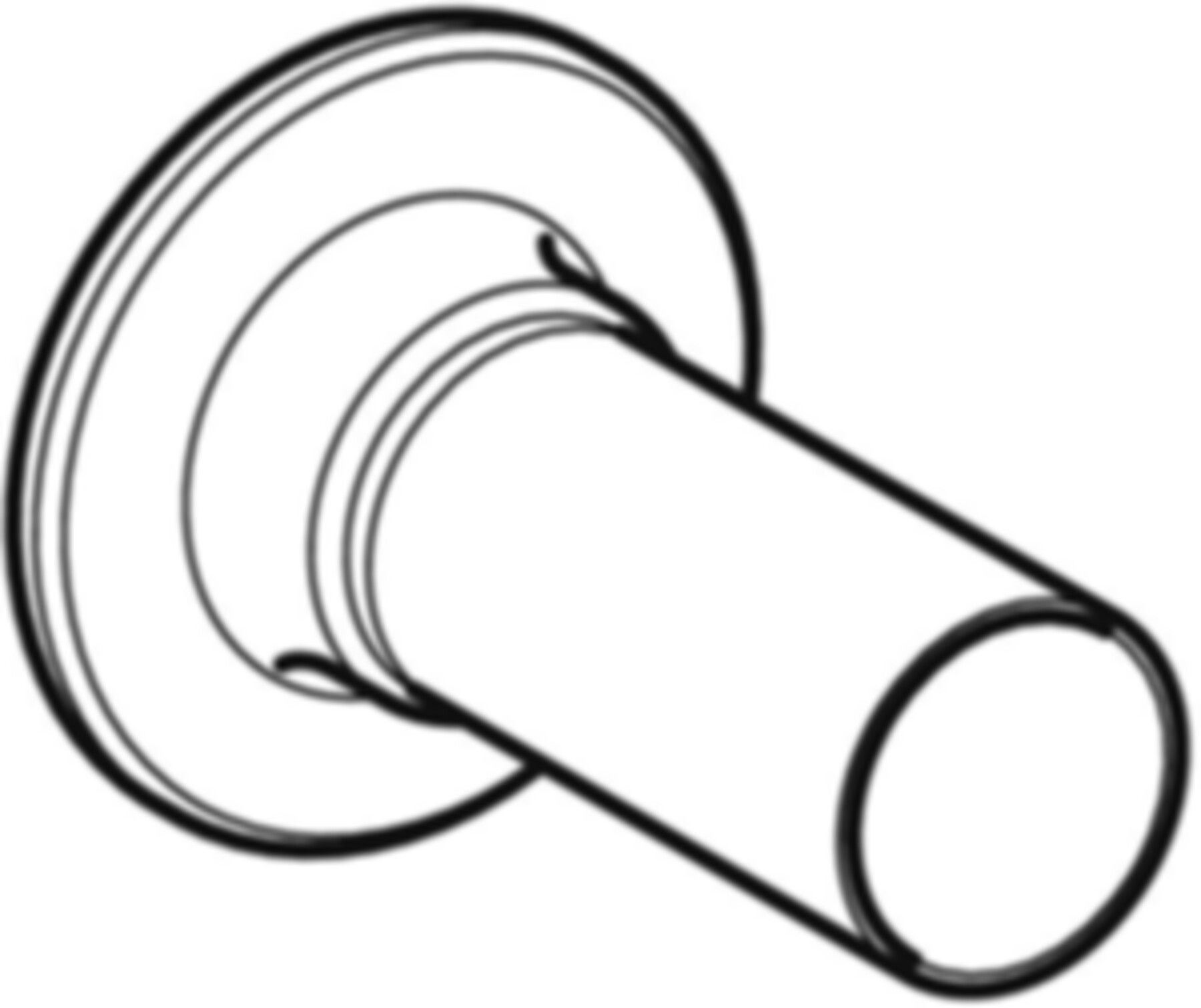 Bund mit Steckende 28mm 36142 für Losflansch PN10/16 - Mapress-Sanitär-Presssystem-Formstücke