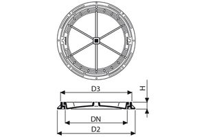 Beton Guss Figur 2703 B125