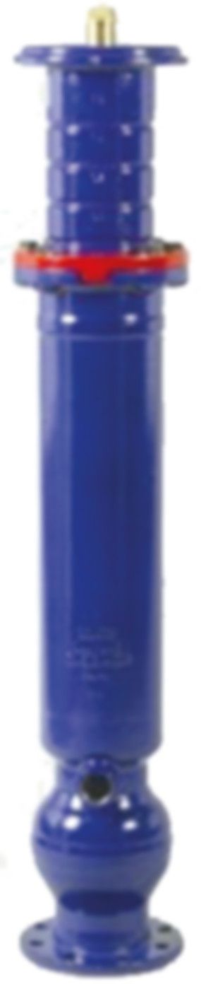 UT-DA, höhenverstellbar 6629/1951 Flansch DN 100 GT 1,2 - 1,7m - Hinni Hydranten