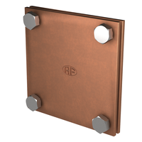 Kreuz+Parallelverbindung f/Band Kupfer AF 265.002.430 / RE 47 - AF Blitzschutzprogramm