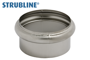 Einfachwulsten 75 mm 293 "Strubline" - Cr-Ni Spenglereihalbfabrikate