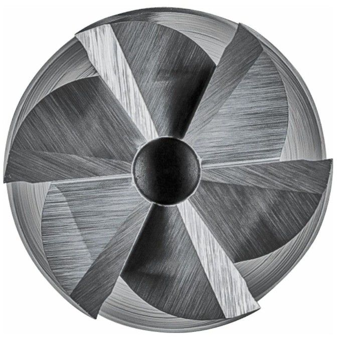 HM-Frässtift, Zylinderform Stirnverz. ZYAS 1225/6 ALU, Schaft Ø 6mm - Schleifen, Trennen