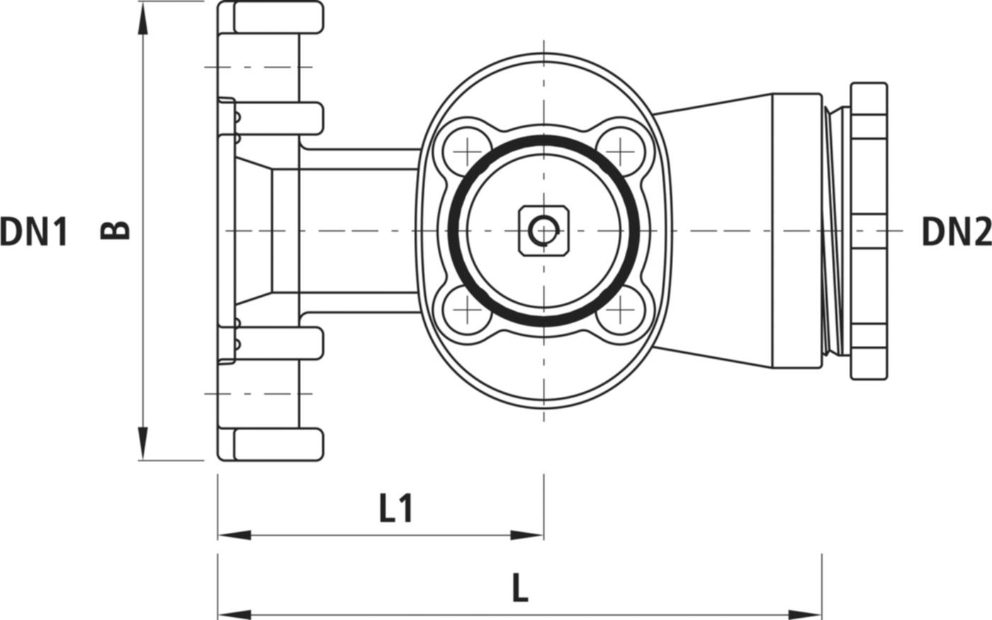 Schieberschelle SRM DN 50 2720 Doppelbügel DN 100-500 - Hawle Hausanschluss- und Anbohrarmaturen