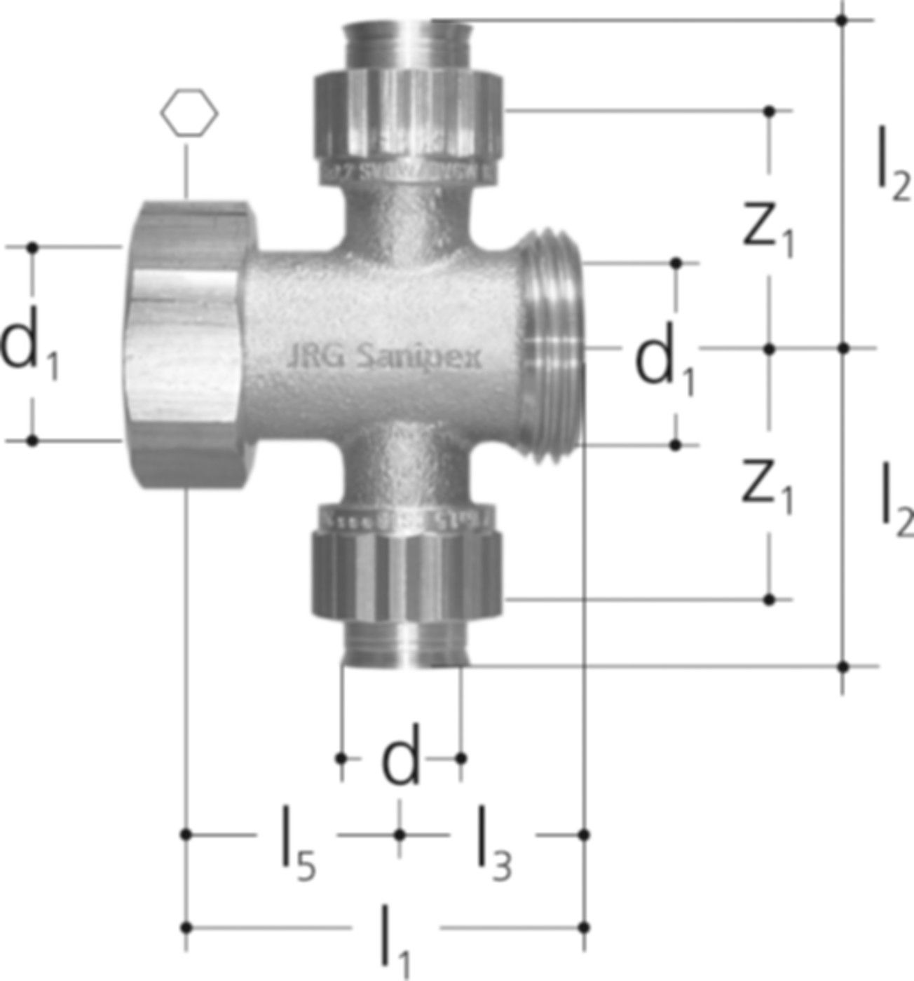 Doppelverteiler +GF+ JRG Sanipex