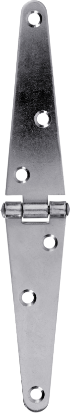 CHARMAG Kistenscharnier gleichschenklig BxL=38x150mm, verzinkt - Scharniere, Verschlüsse und Zubehör