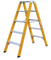 HB GFK Doppelstufenleiter Typ 120, 2x3 Stufen, L=0.87m - Garten