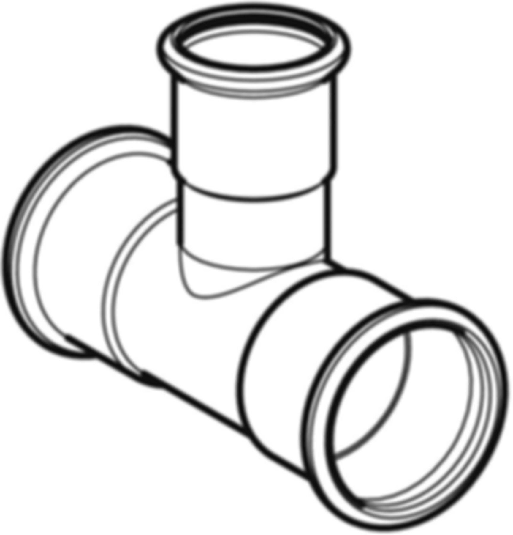 T-Stück reduziert 18-15-18mm 31204 - Mapress-Sanitär-Presssystem-Formstücke