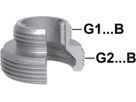 Einschraubteil 373 V 3/4"- G 11/4" 770 373 205 - GF verz. Tempergussfittings