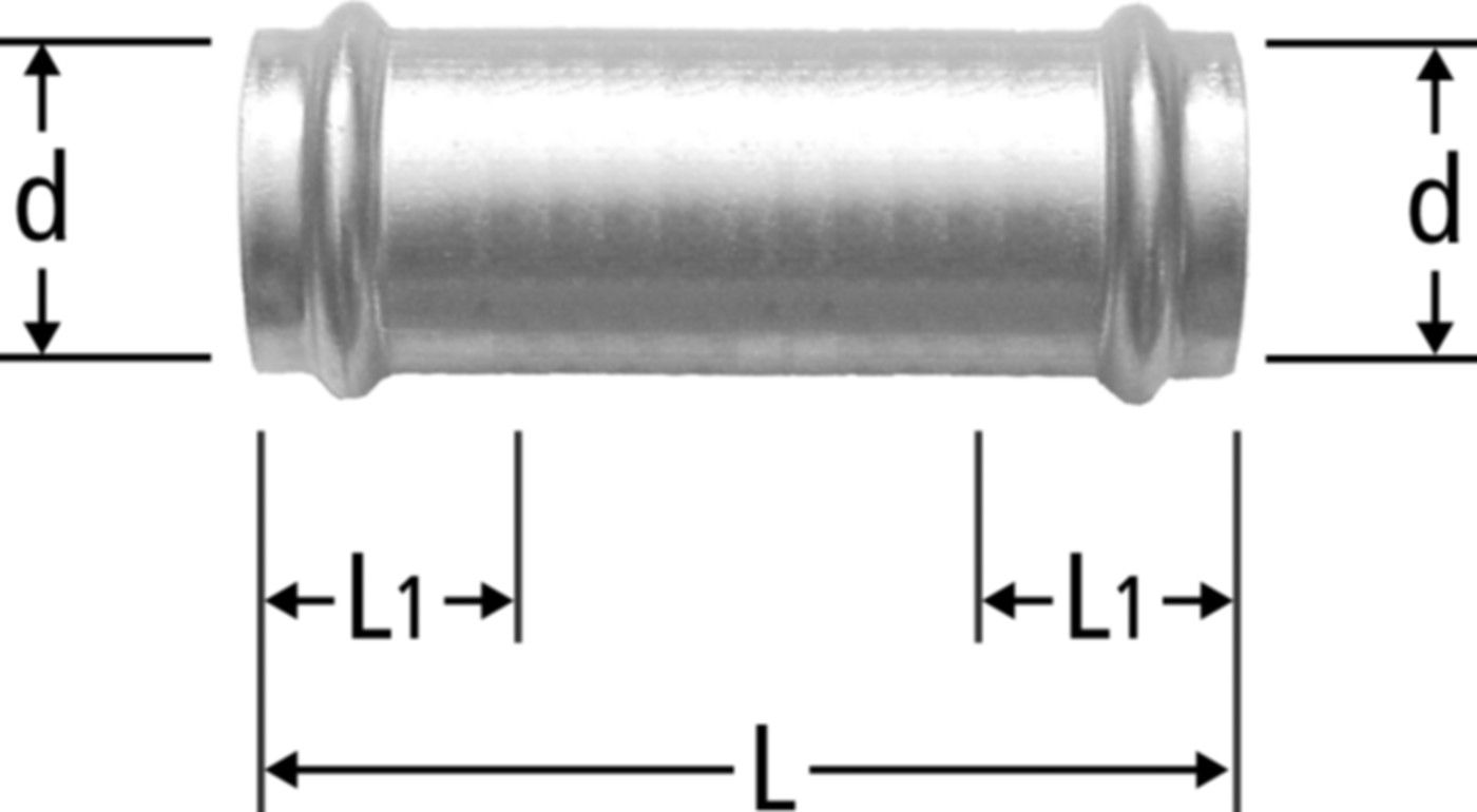 Schiebemuffen NUSSBAUM Optipress-Gaz