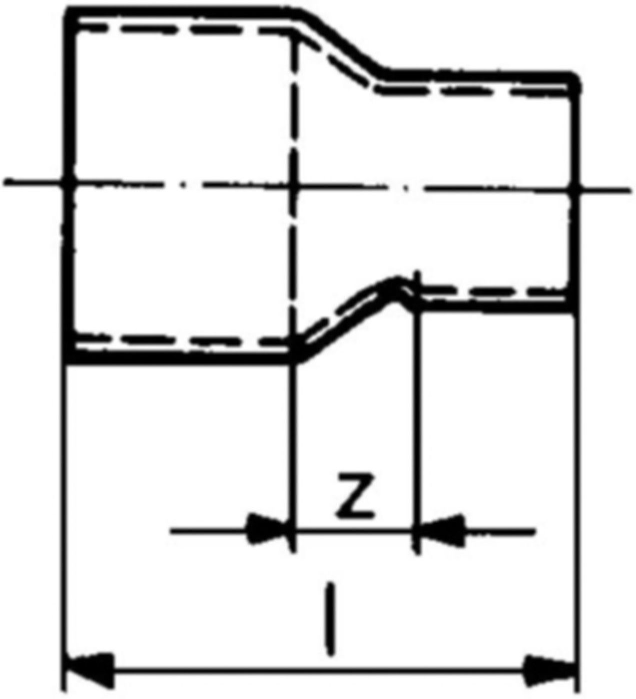 Löt-Red-Muffe 7240 22-15 mm 767 240 029 - GF Lötfittings