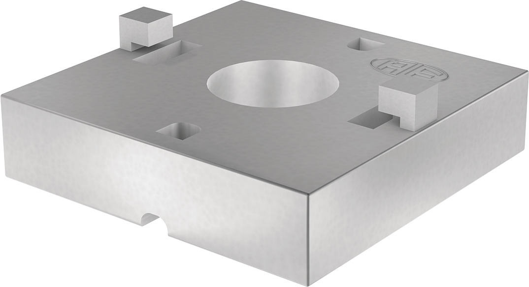 Distanz.-Stk. z/Grundpl.Quadro PE grau AF 247.002.000 / AV 62 - AF Blitzschutzprogramm