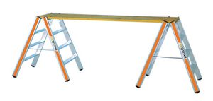 HB Kombibockleiter Typ 201, 2x3 Stufen, L=0.75m - Garten