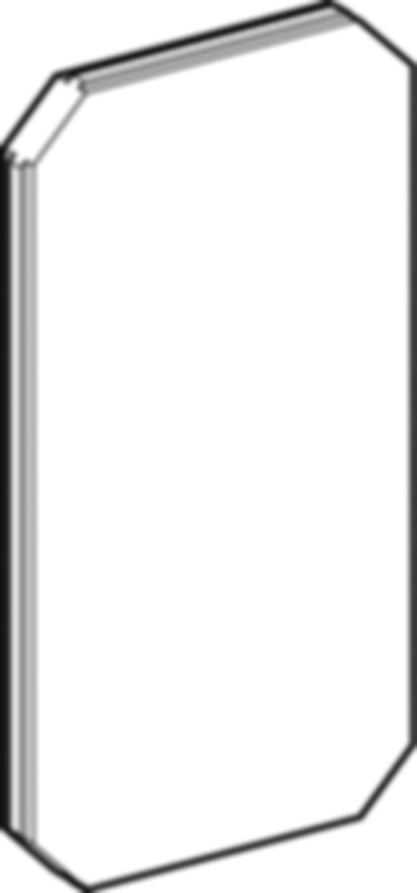 Montageplatte 31 x 58 x 3,2cm 461.137.00.1 nicht brennbar - Geberit-GIS