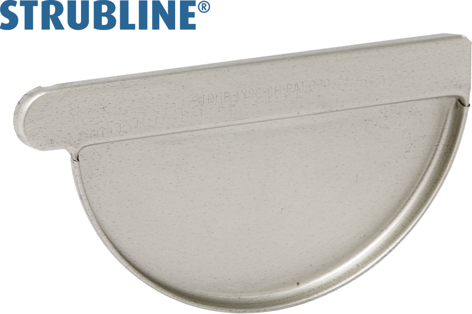 Anklemmboden rechts 250 mm 126 "Strubline" - Uginox Spenglereihalbfabrikate