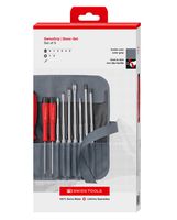 Schraubenzieher-Set, in Rolltasche PB 8218.GY CBB, Profile: Ahle, Phillips, Schlitz - Schraubenzieher