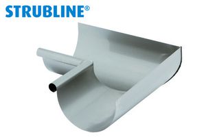 Rinnenwinkel innere 250 mm 141 gefalzt/gelötet "Strubline" - Verzinkte Spenglereihalbfabrikate