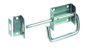 TORBEL Schieberiegel, mit Schliesskloben 220x80mm, verzinkt - Stoss- und Treibriegel mit Zubehör