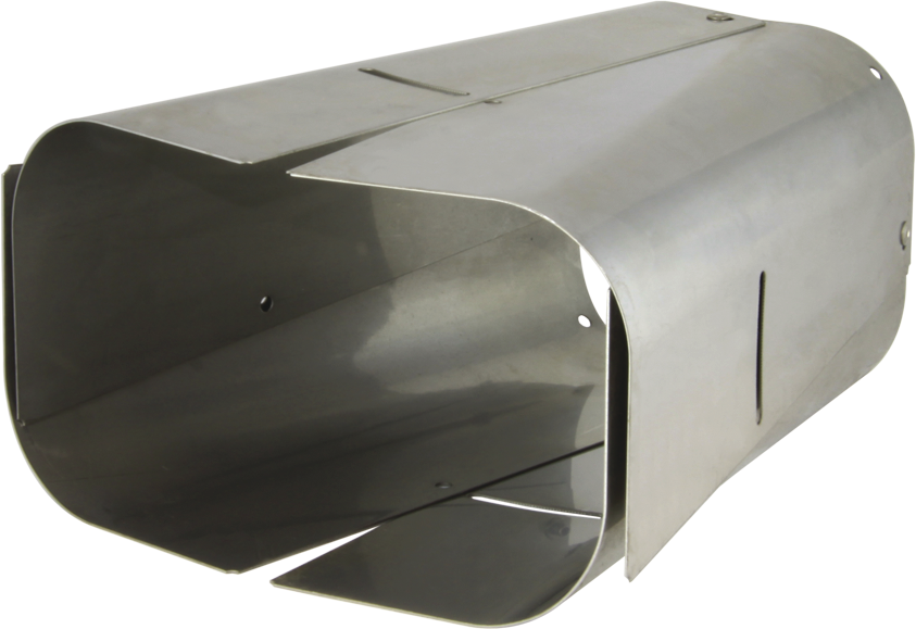 Crni Anschl.Stutzen eckig 176-200 mm verstellbar - Sairlift Kaminhüte