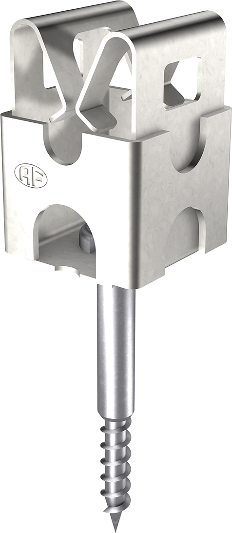 Leitungsh. m/Schraube 5x40 Inox 6-10 AF 240.005.000 / AV 59 Quadro - AF Blitzschutzprogramm