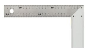 Schreinerwinkel, Alu-Schenkel elox. L=250mm - Winkelmessen