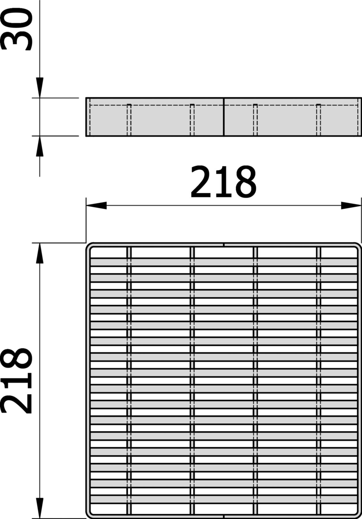 Stegrost Heelsafe Gully 157 V2A L15 218x218 408031 - ACO Passavant Entwässerungstechnik