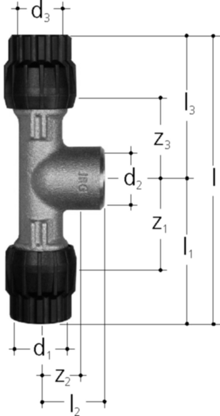 T-Stücke +GF+ JRG Sanipex MT