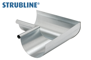 Rinnenwinkel innere 250 mm 141 gefalzt/gelötet "Strubline" - Zink Spenglereihalbfabrikate
