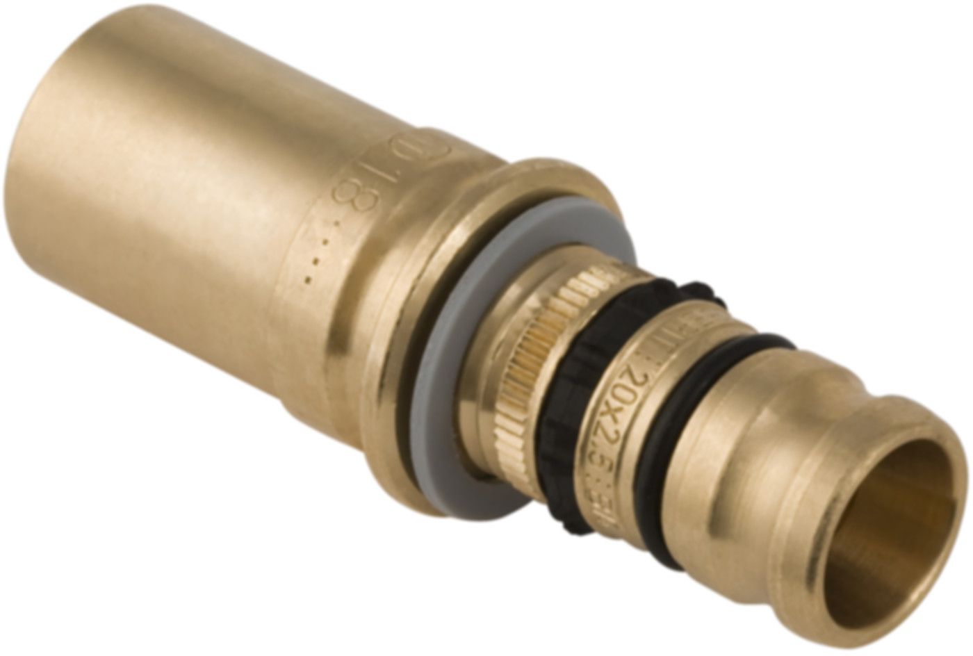 Übergang 26mm-22mm 603.510.00.5 auf Mapress Steckende, Edelstahl,NPW - Geberit-Mepla-Formstücke