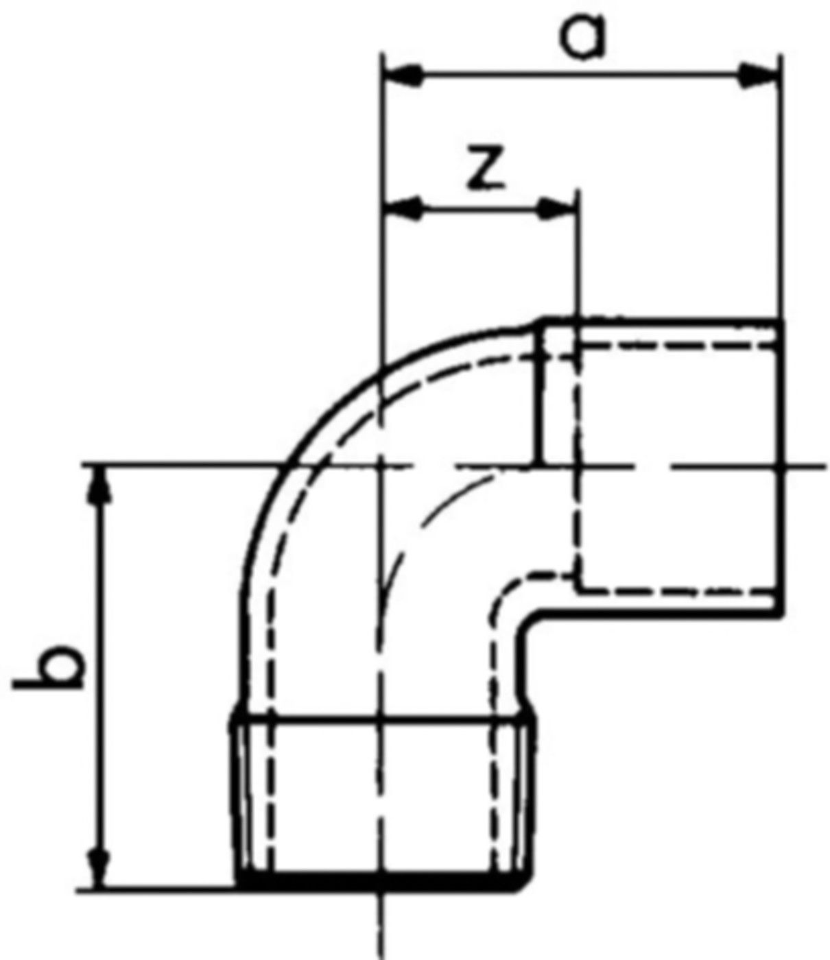 Löt-Winkel 7094 12- 1/2" 767 094 019 - GF Lötfittings