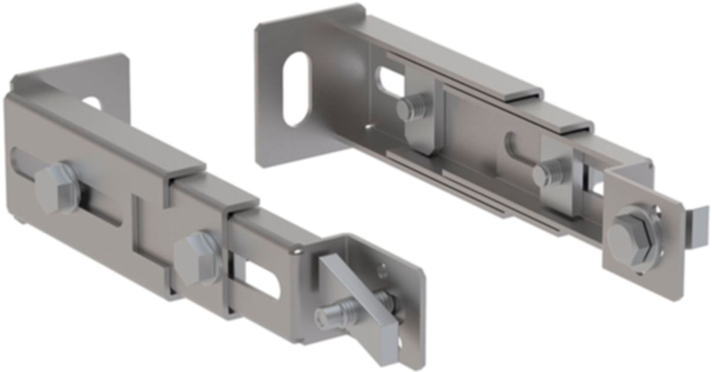 Set Fussbefestigung an Rückwand 13-24 cm Set à 2 Stück 111.064.00.1 - Geberit-Duofix